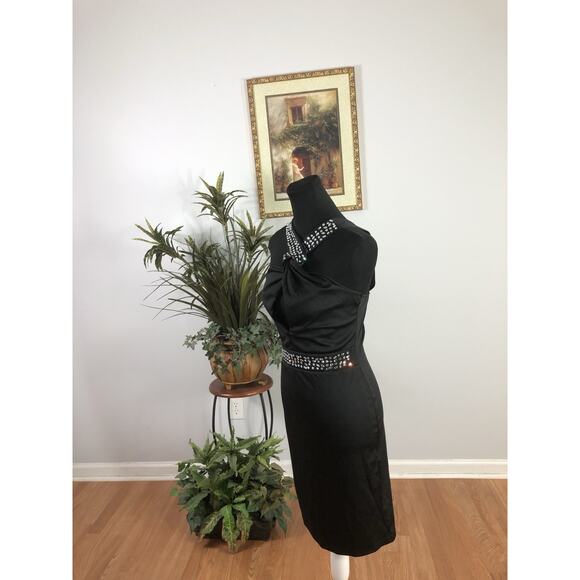 Chicme Women Sheath Dress M Keyhole Sleeveless Whimsigoth Fairy Core Elegant - Picture 4 of 11